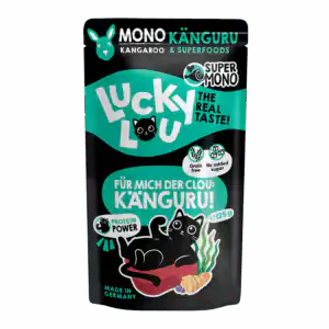 Lucky Lou SUPERMONO KÄNGURU mit Topinambur, Blaubeeren & Spirulina - 125g