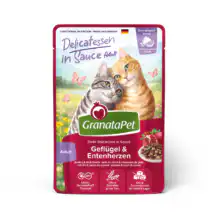 GranataPet in Sauce Geflügel & Entenherzen - 100 g