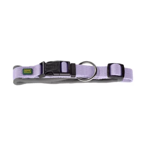 HUNTER Halsband Neopren Vario Plus - Lavendel/Grau - 1.5 x 35 cm
